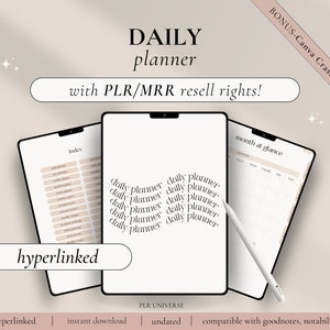 PLR Planners, MRR Digital Planner, PLR Journal, Plr Digital Product, Dfy Content, Plr Notebook, Mrr Digital Product, Mrr Canva, Done For You