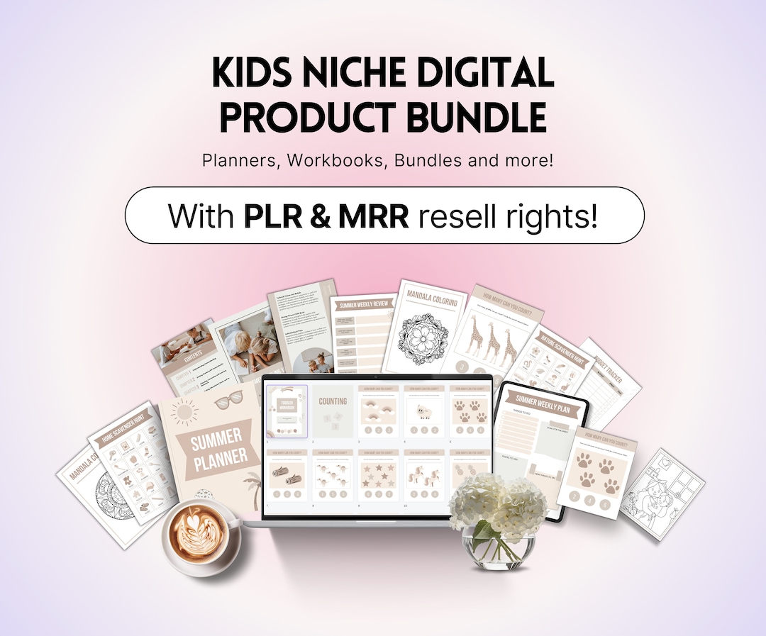 DFY Digital Product Bundle, PLR Children, Plr Digital Planner, Resale ...