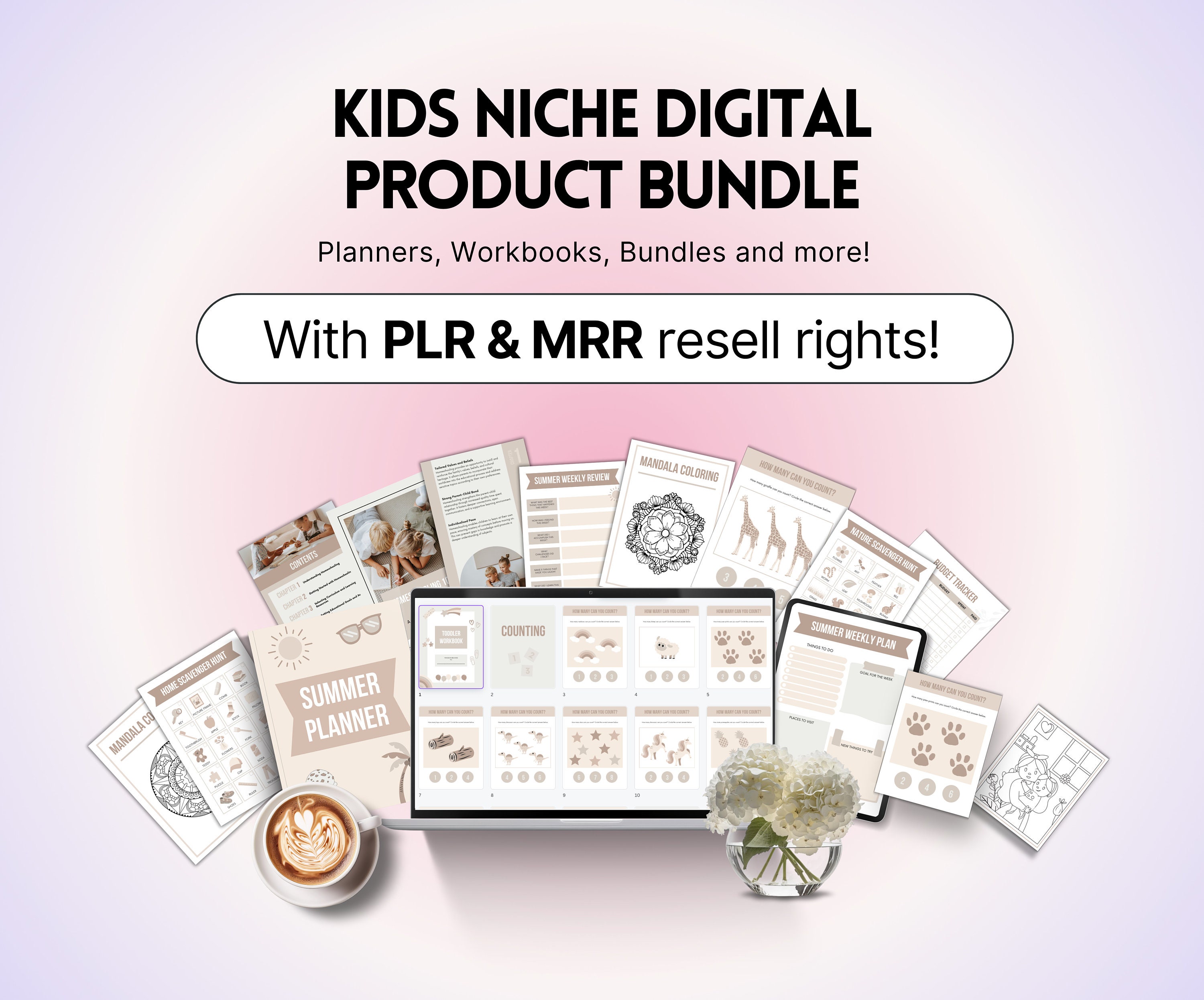 DFY Digital Product Bundle, PLR Children, Plr Digital Planner, Resale ...