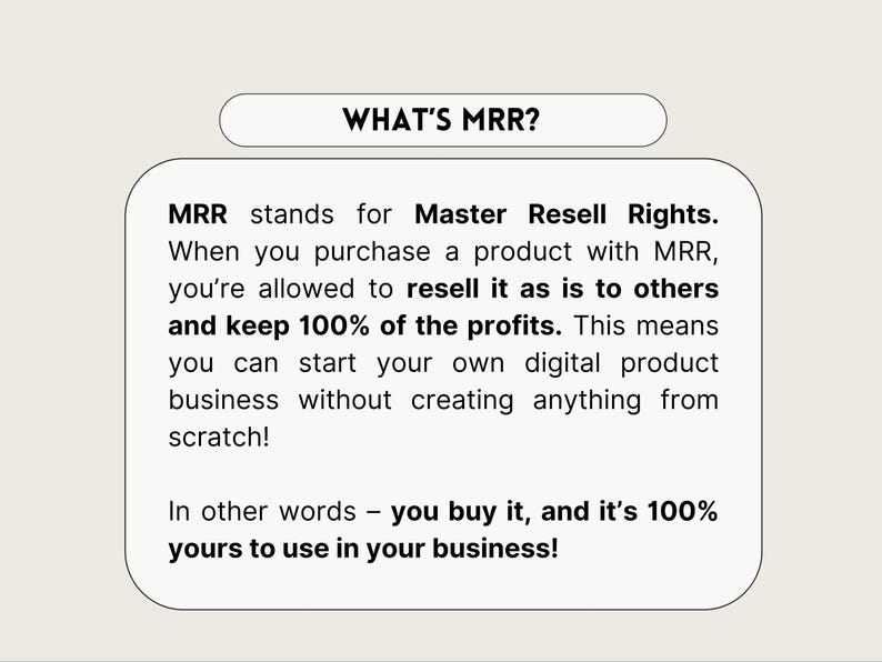 MRR The Ultimate Notion Planner Template, Master Resell Rights, PLR Digital Products, Notion Life Planner, Aesthetic Notion Planner, DFY image 8