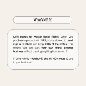 MRR PLR 2026 Planner, Aesthetic Editable Digital Canva Planner Template, Master Resell Rights, Mrr Digital Products to Resell, PLR Journal image 8