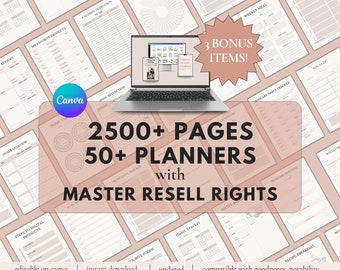 PLR Planners, MRR Digital Planner, PLR Journal, Plr Digital Product, Dfy Content, Plr Notebook, Mrr Digital Product, Mrr Canva, Done For You