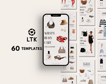 Puede incluir: Un collage de imágenes que muestran varios artículos de moda y estilo de vida, incluyendo un sombrero de paja, gafas de sol, un bolso de mano y zapatillas rojas. El texto "What's in my cart for summer" se muestra en la pantalla de un teléfono.