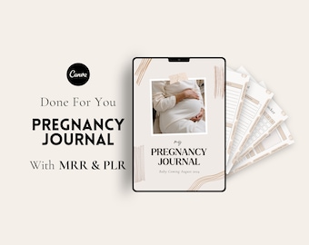 Pregnancy Journal, PLR Planners, MRR Digital Planner, PLR Journal, Plr Digital Product, Dfy Content, Plr Notebook, Mrr Digital Products