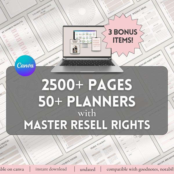 DFY Digital Product Bundle, Plr Digital planners, PLR Journal, Plr Digital Product, Mrr Digital Product, Mrr Bundle, Master Resell Rights