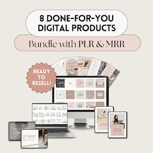 Ultimate PLR MRR Bundle Ideal for Passive Income, plr mrr Digital Products, Master Resell Rights, plr bundle, Master Resell Rights Education