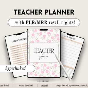 PLR Planners, MRR Digital Planner, PLR Journal, Plr Digital Product ...