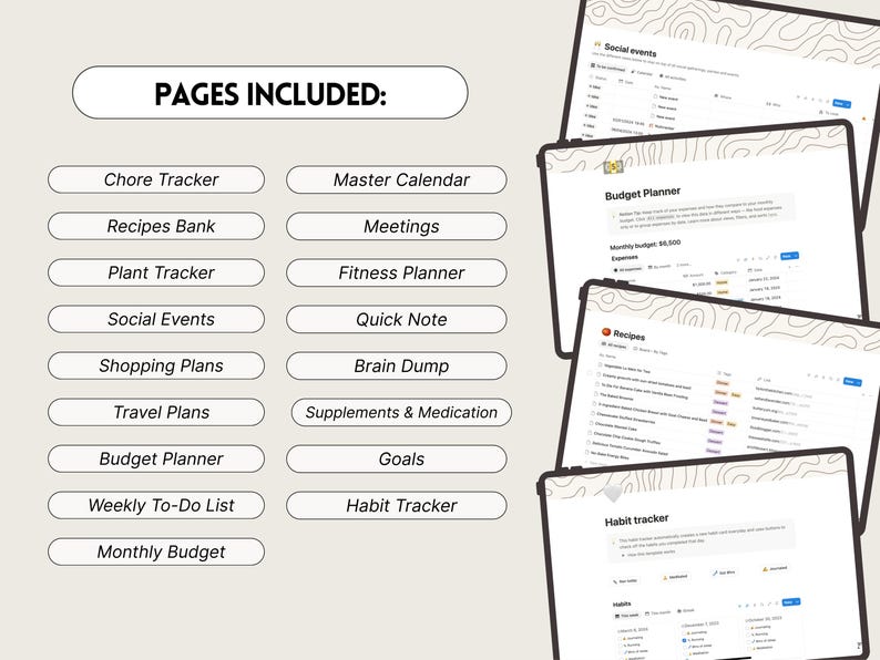 MRR The Ultimate Notion Planner Template, Master Resell Rights, PLR Digital Products, Notion Life Planner, Aesthetic Notion Planner, DFY image 4