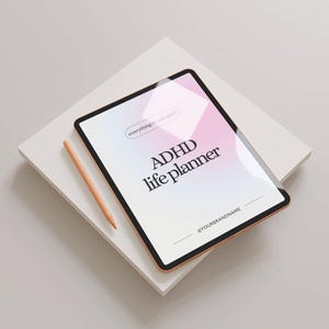 PLR ADHD Planner, Plr Planners, MRR Digital Planner, Plr Journal, Plr Digital Product, Dfy Content, Plr Notebook, Mrr Digital Products image 2