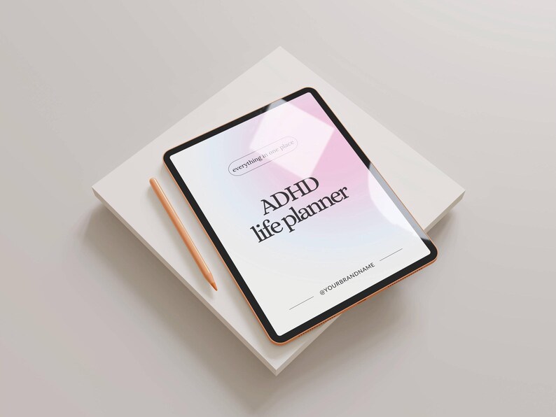 PLR ADHD Planner, Plr Planners, MRR Digital Planner, Plr Journal, Plr Digital Product, Dfy Content, Plr Notebook, Mrr Digital Products image 2