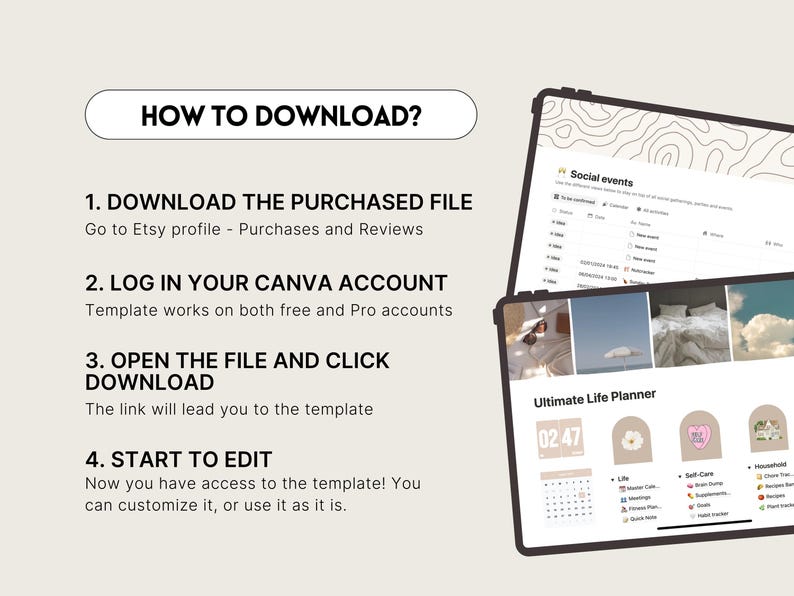 MRR The Ultimate Notion Planner Template, Master Resell Rights, PLR Digital Products, Notion Life Planner, Aesthetic Notion Planner, DFY image 9