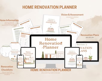 Pianificatore di ristrutturazione della casa / Ristrutturazione della casa / Pianificatore di progetti / Ristrutturazione della casa / Budget di ristrutturazione / Lista di controllo della ristrutturazione / Gestione del progetto