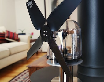 Steelhead Stove Fan - Stirling Engine - Heat Powered Fan for Wood Stove,  Multi Fuel, or Coal Stove