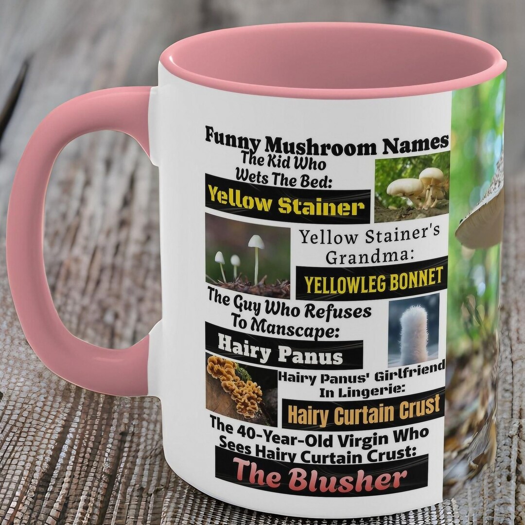 Mushroom Mug Funny Mugs Shitake Mushroom Mug Spores Plant Lover Gift