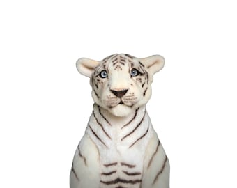Realistic White Tiger Cub OOAK EXAMPLE LISTING