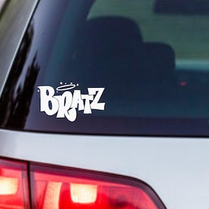 Bratz Sticker - decorative decal for cars, laptops, mirrors, mugs, water bottles, fun cartoon decor, waterproof