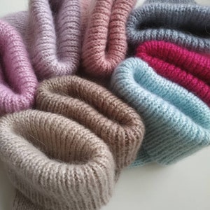 Mohair Mütze, Flauschige Mütze, Flauschige Mütze, Strickmütze, Strickmütze