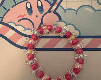 Pink candy bracelet