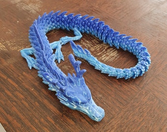 Dragon articulé, impression 3d, longueur 43cm