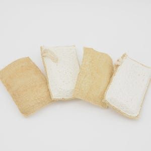 Luffa Küchenschwämmen 4er Set waschbar und wiederverwendbar