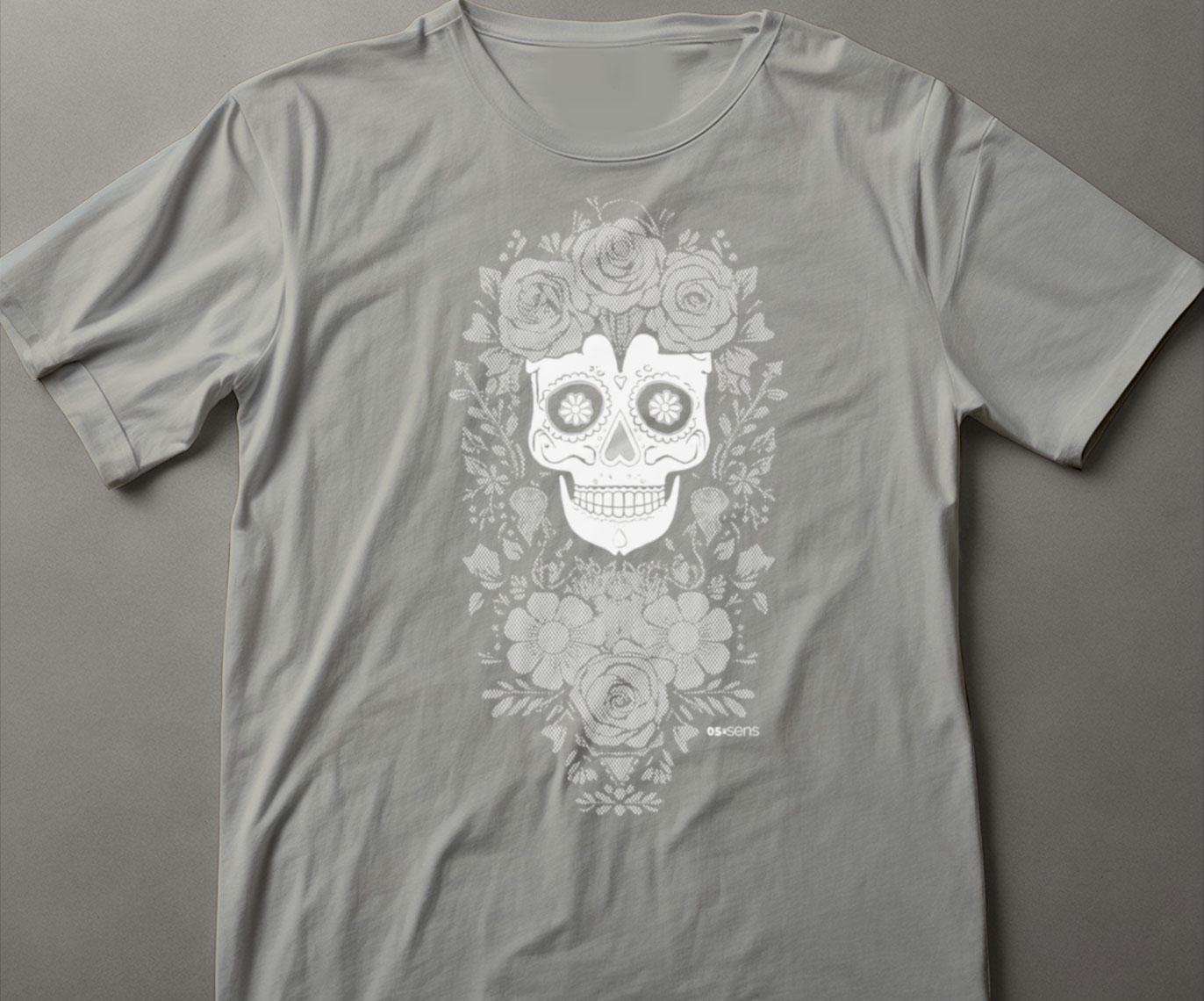 Chemise Homme High Seas – Jour Des Morts, Squelette Dia De Los Muertos, Taille S