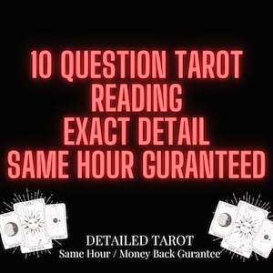 SAME HOUR | Detailed 10 Question Tarot Reading | Love Reading | Future Reading | Psychic Reading