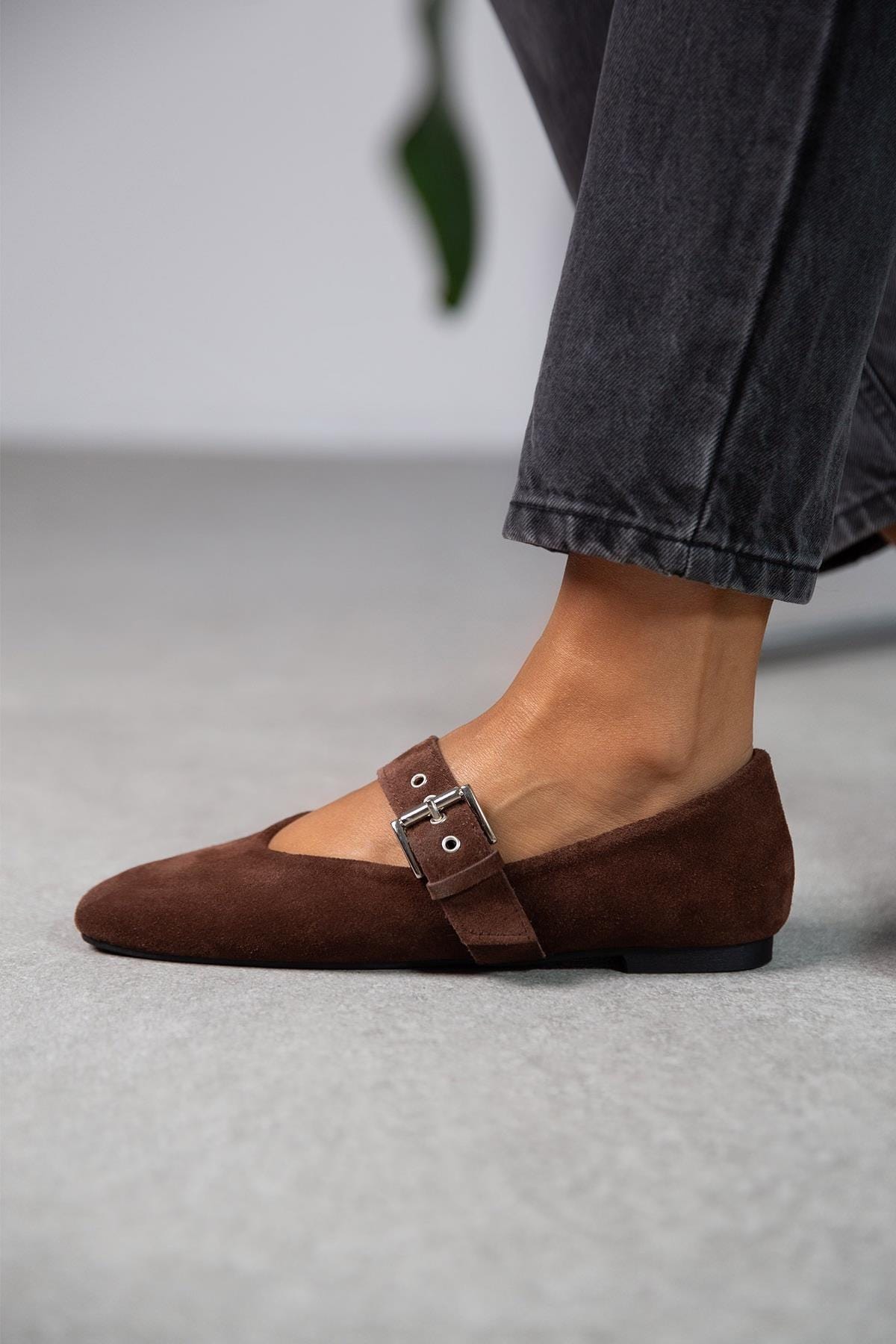 Leopard Print Mary Jane Loafers