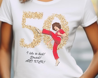 Camiseta de 50 cumpleaños – Camiseta elástica Sally O'Malley
