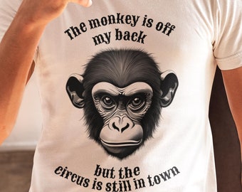 Funny Monkey Circus Graphic Tee - Unisex Short Sleeve Shirt