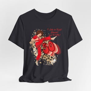 Camiseta del 50.º cumpleaños de Sally O'Malley: divertida camiseta de hito imagen 5