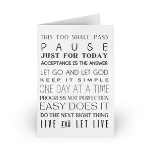 Cartes de voeux inspirantes | Notes édifiantes | Cadeaux pleine conscience | Cartes d'encouragement | Citations motivantes | Prendre soin de soi | Carte de récupération
