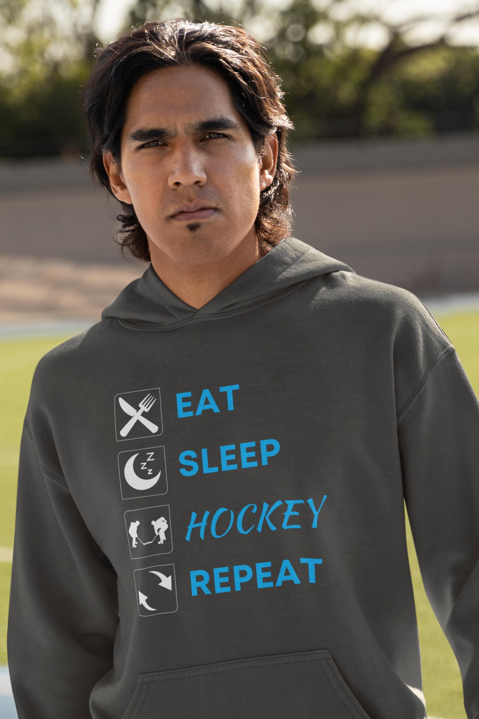 Eat Sleep Football Repeat - American Football Felpa Con Cappuccio - Foto 6