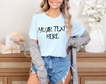 Custom Text T-Shirt: Personalized Unisex Jersey Tee