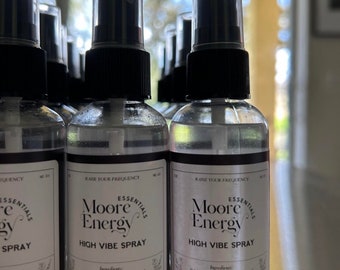 Moore Energy Essentials - High Vibe Spray, Negative Energy Protection, Smudge Spray, Protection Spray, Clearing Spray, Positive Energy Spray