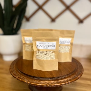 Dehydrated 10g Organic Sourdough Starter + Printed Instructions -  over 112 years old! Centurion