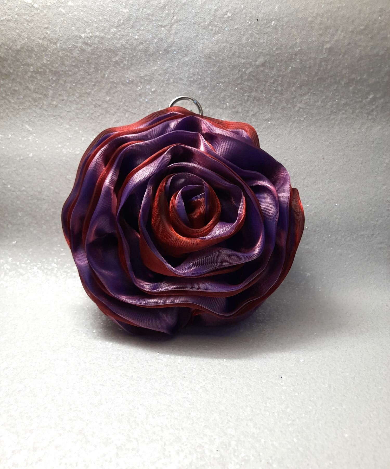 Purple Organza Flowers UK