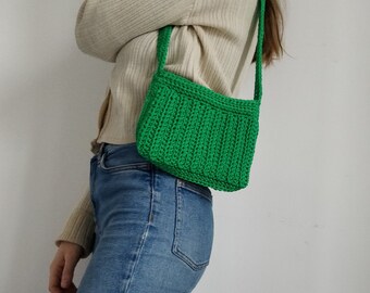 Maelle Crochet Bag Pattern | Beginner Tunisian Stitch (PDF Pattern)