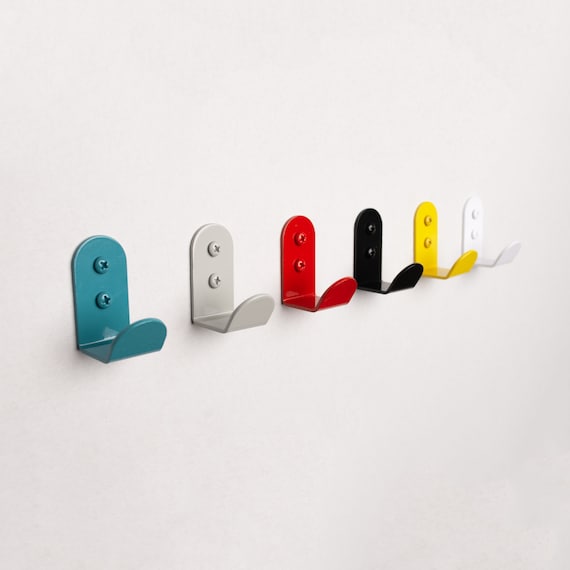 Handmade Steel Wall Hook: Modern Coat Rack, Hat Hanger