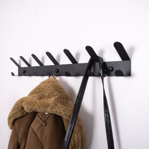 Wall Mounted Coat Rack, Entryway Coat Rack, Modern Coat Rack, Double Hooks, Coat Hanger With Hook