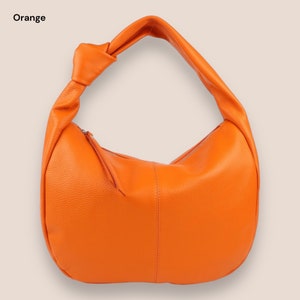 Leather knot handbag, knot bag, women&#39;s handbag, large bag, shoulder bag, leather bag, women&#39;s leather handbag