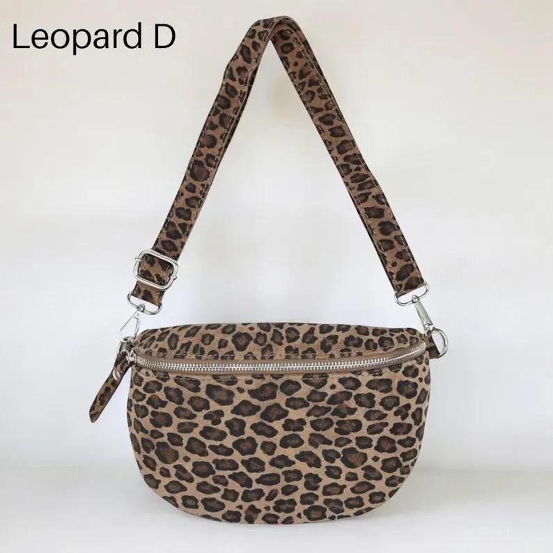 ショルダーバッグ・ポシェット Leopard Suede Shoulder Bag Camel Bree Leopard Suede Shoulder Bag | Dolce Vita