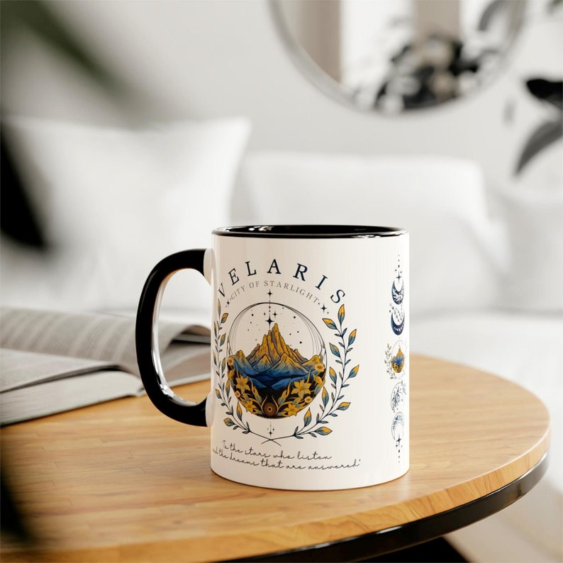 Velaris City Of Starlight Mug,The Night Court Mug,Velaris Mug,City of Starlight Coffee Mug,ACOTAR Mug,Acotar Lovers Gift,Fantasy Reader Mug zdjęcie 1