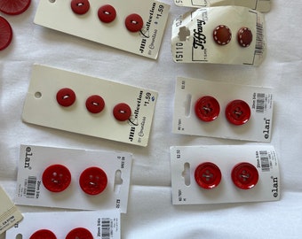 boutons rouges