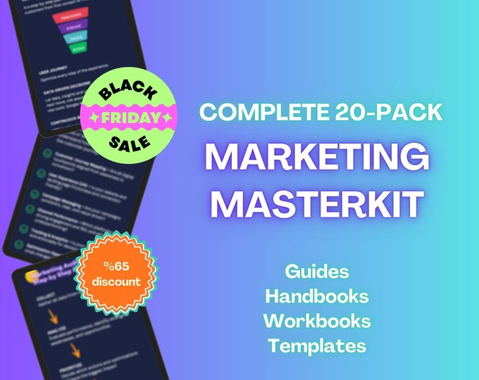 Featured listing image: Complete 20-Pack Marketing Masterkit