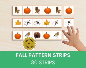Puzzle de séquences pour enfants | Cartes d'association pour la maternelle | Activité Montessori d'automne à imprimer | Activités d'automne pour les tout-petits
