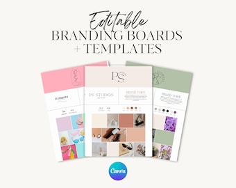 Kit di marchi modificabili / Modelli Canva per piccole imprese e imprenditori