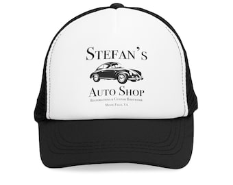 Gorra de camionero del taller de automóviles de Stefan