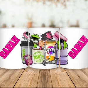 Custom Gym Mug for Women With Cartoon, Gym Rat Mug, Gym Gift for Her, Gym  Gift for Women, Gym Rat Gifts, Fitness Gift for Her, Fitness Mom 