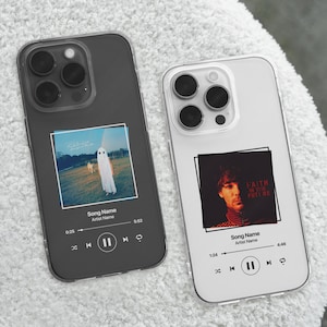 Personalized Music Plaque Phone Case | Customized Album Cover | Custom Music Gift iPhone 17 Samsung