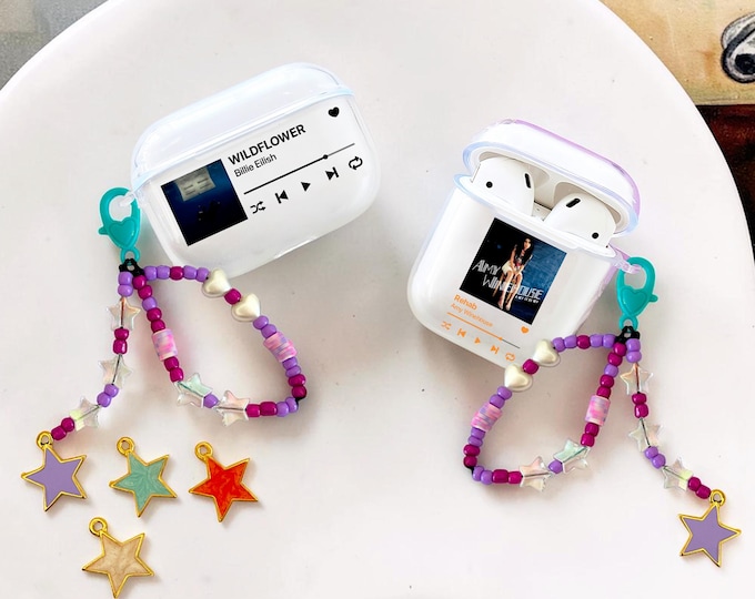 Custom Music Plaque Airpods Case: Personalized Music Player Cover, Air Pods 4 Gen, Pro